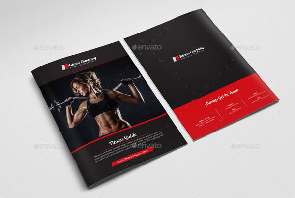 corporate fitness brochure template