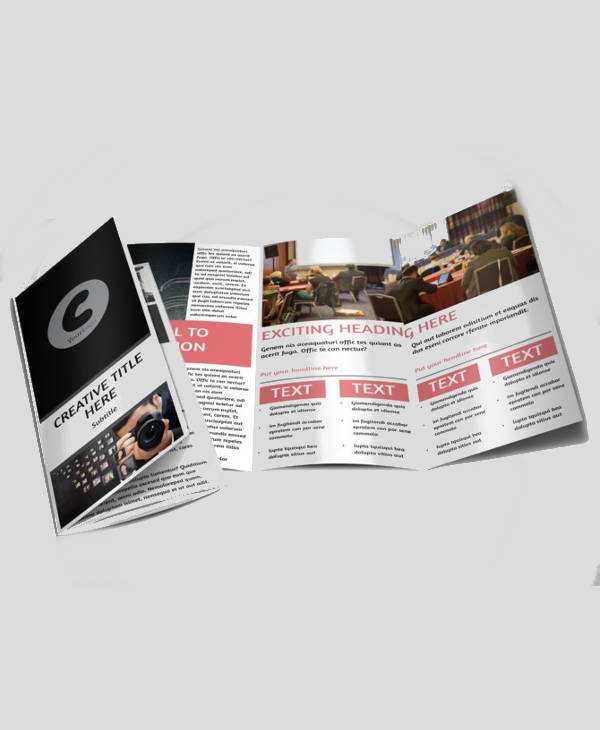 event photography company brochure