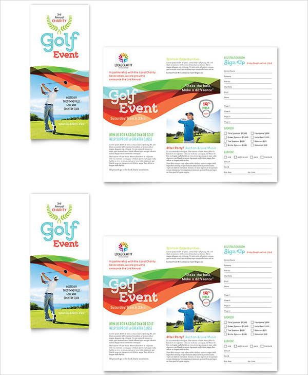 golf event company brochure