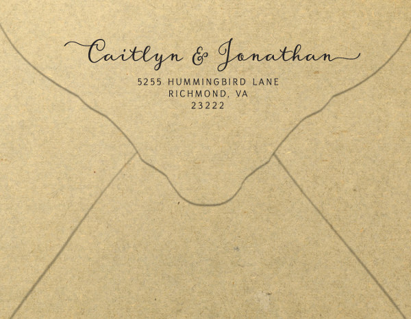 address template for window envelope