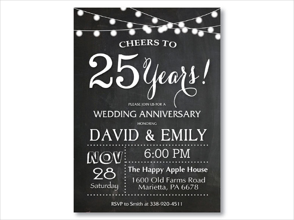 9+ Anniversary Invitation Cards - PSD, AI, Vector EPS | Free & Premium