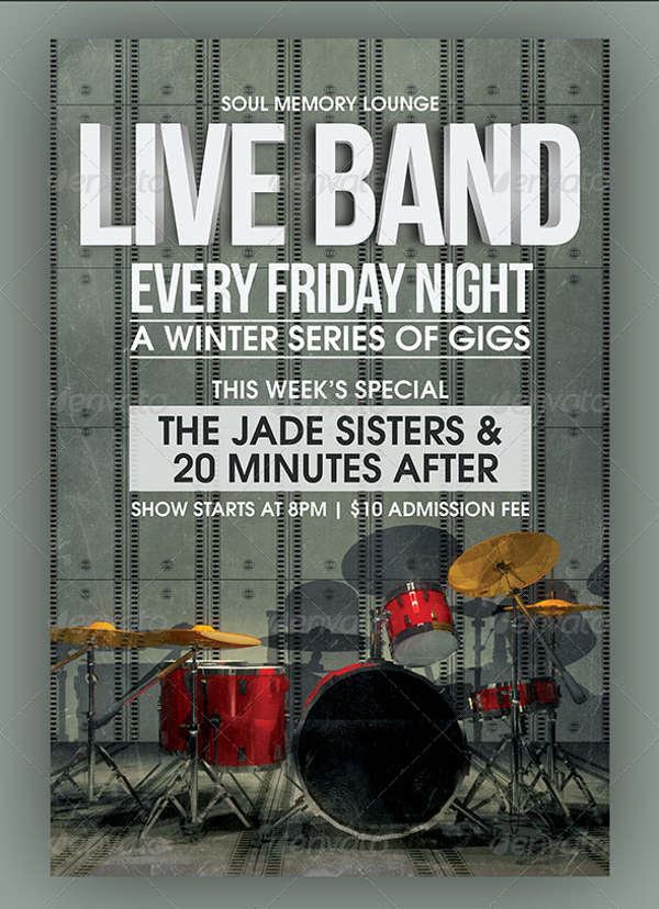 Download 6+ Band Poster Mockups - PSD, Indesign, AI | Free ...