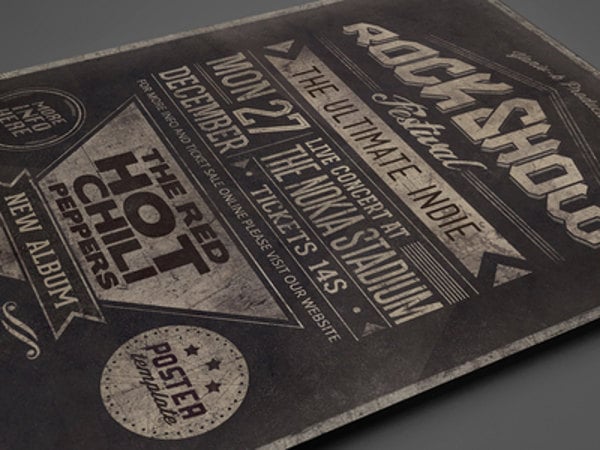 Download 6+ Band Poster Mockups - PSD, Indesign, AI | Free ...