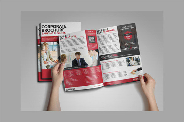 Branding Corporate Brochure Mockup