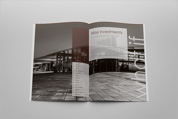 Corporate Magazine Brochure Mockup