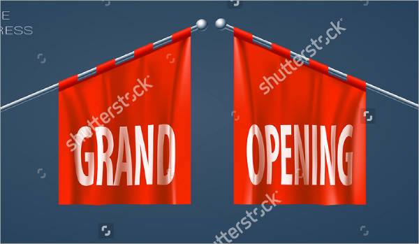 grand opening pennants banner