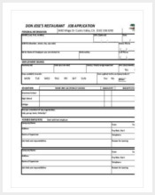 printable-restaurant-job-application-template