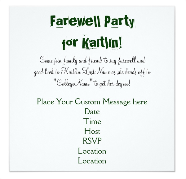 12+ Farewell Dinner Invitations - JPG, Vector EPS, AI Illustrator