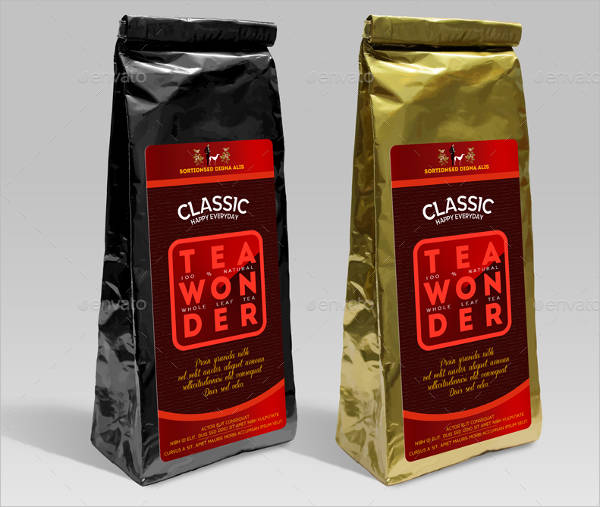 tea bag wrapper template