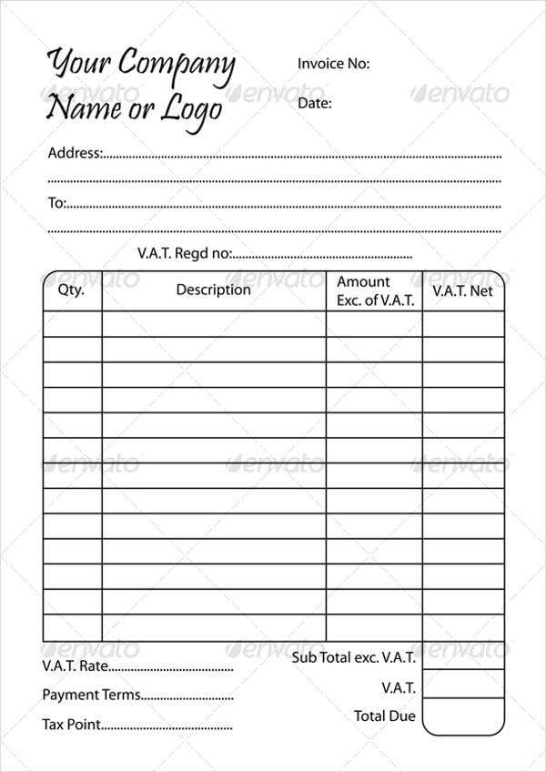 Free Design! Personalised Invoice Books 