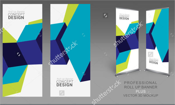 professional corporate roll up banner