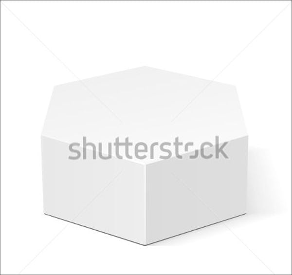 cardboard hexagon box template