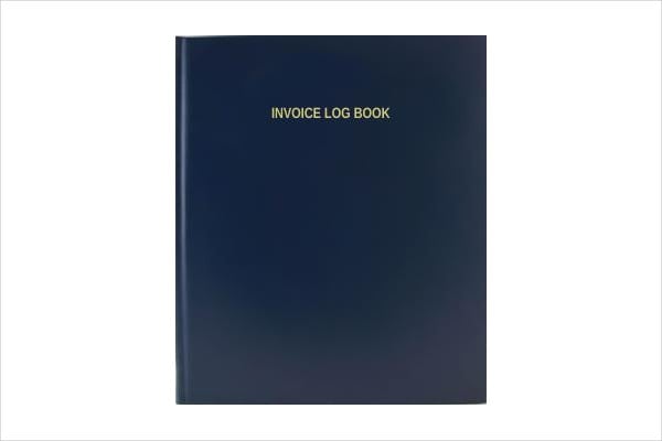 invoice log book template
