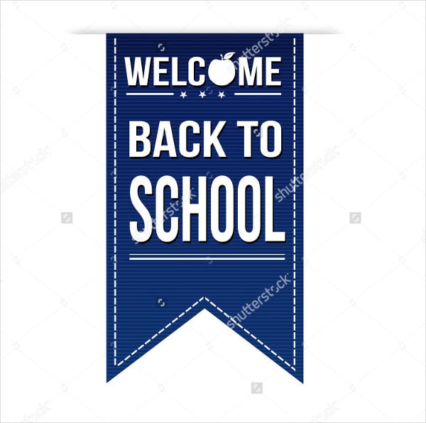 welcome back to school banner