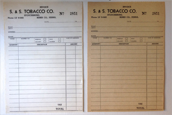 business invoice book template