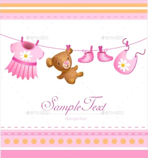 welcome baby girl banner