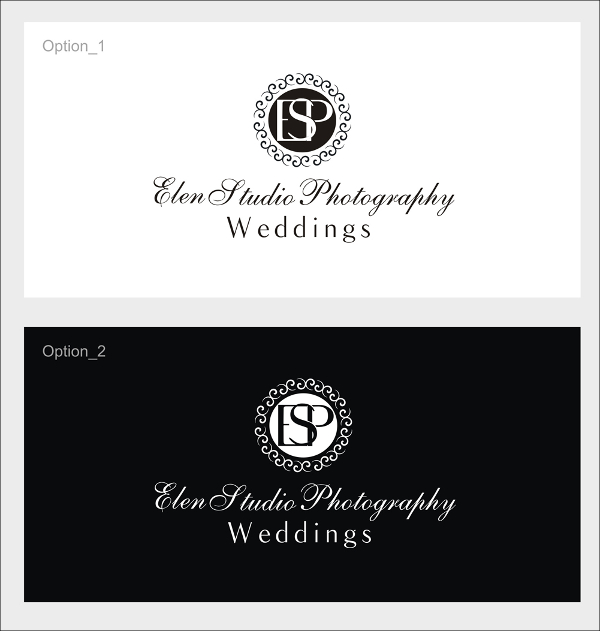 wedding business photography logo
