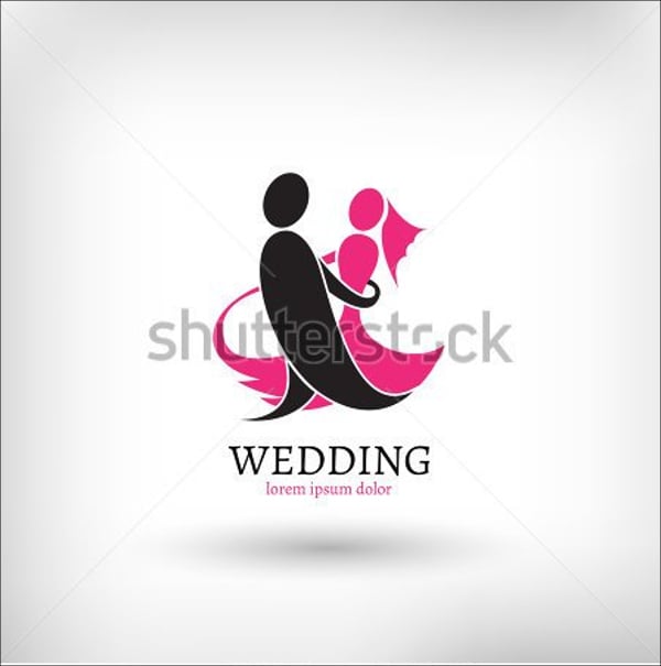 wedding couple photography logo