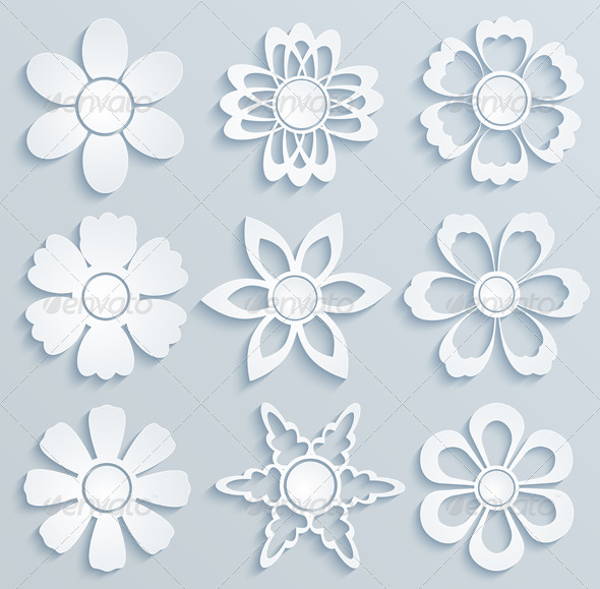 daisy flower cut out