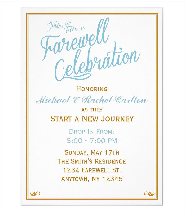 6+ Farewell Dinner Invitations - JPG, Vector EPS, AI