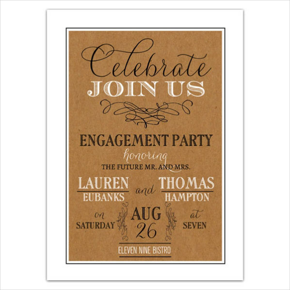vintage-engagement-dinner-invitation