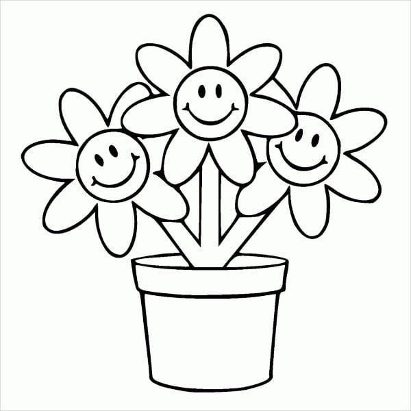 8  Flower Pot Templates PSD Vector EPS JPG AI Illustrator