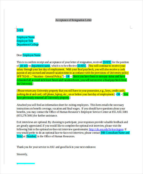 Heartfelt Resignation Letter Template 7 Free Word Pdf Format Download Free And Premium 2493