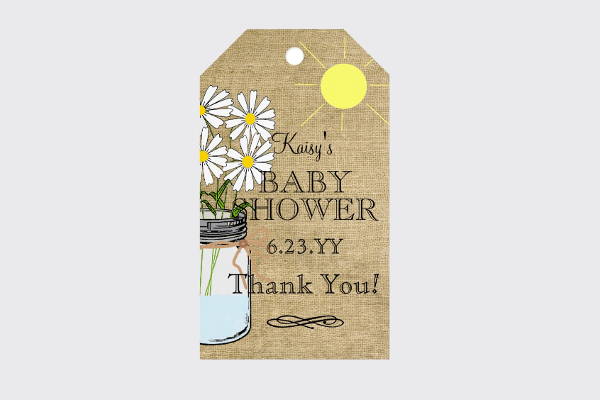 Printable Baby Shower Tags Gift Tags  Gift Enclosures  Zazzle