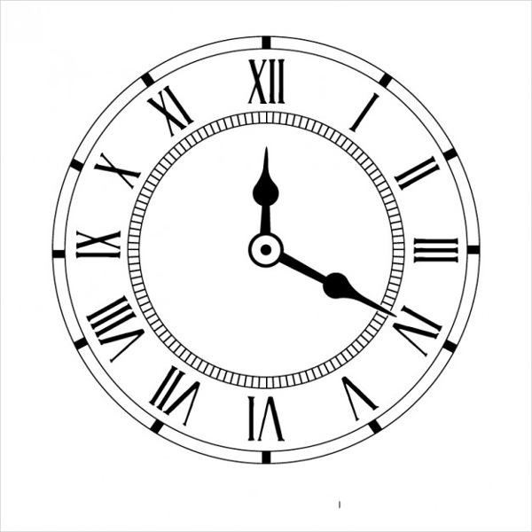 8+ Wall Clock Templates PSD, Vector EPS