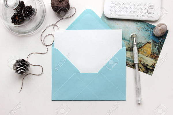 branding blank envelope mockup