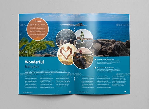 travel products catalog template