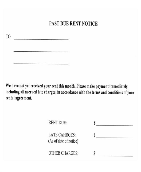 Late Rent Payment Letter Free Printable Documents