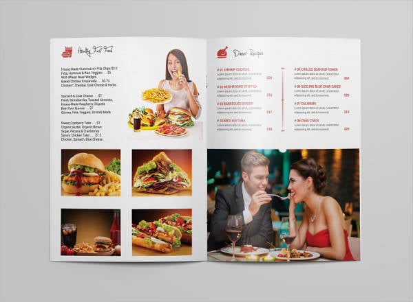 restaurant food catalog template