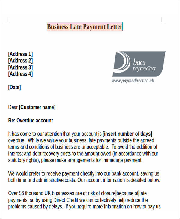 Overdue Invoice Letter Template Uk Onvacationswall