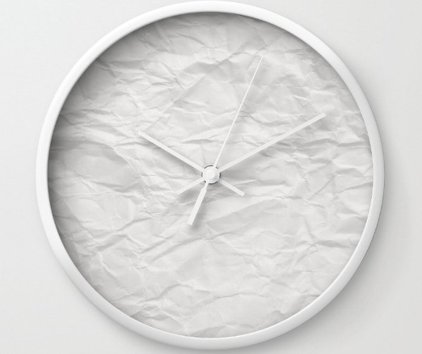 Paper Clock Craft Template