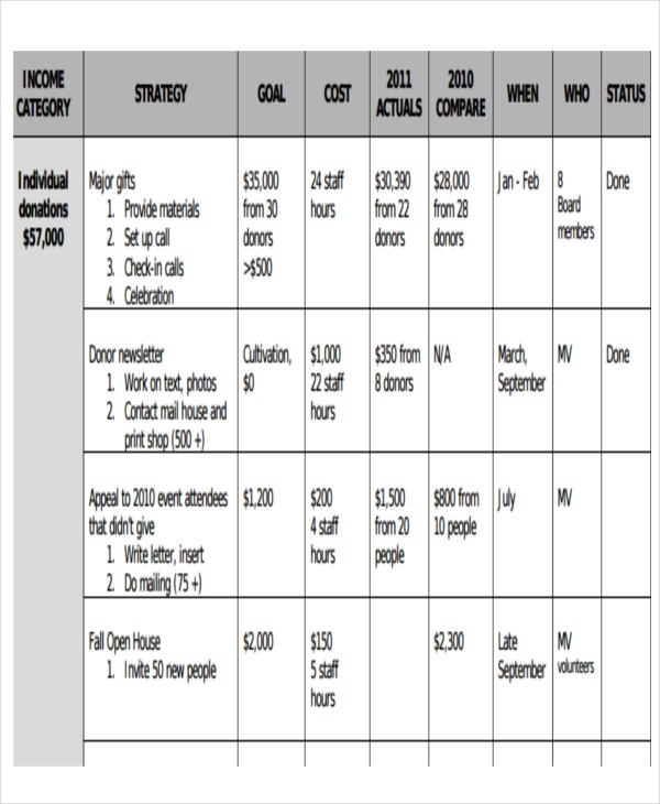 12+ Non Profit Budget Templates Word, PDF, Excel, Google Docs