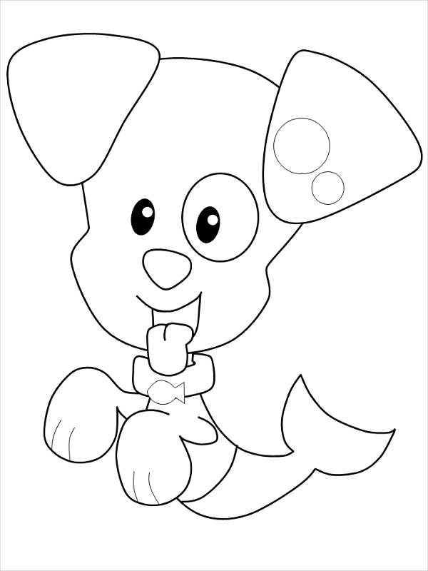 9+ Puppy Coloring Pages - JPG, AI Illustrator Download