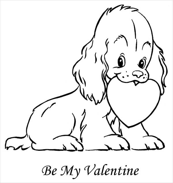 9+ Puppy Coloring Pages