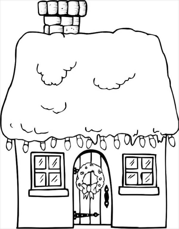 9+ House Coloring Pages - JPG, AI Illustrator Download | Free & Premium