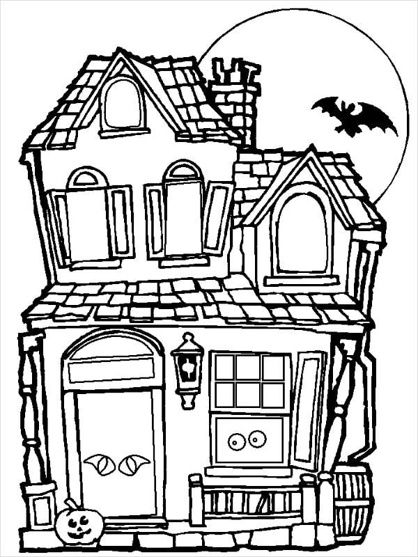 9+ House Coloring Pages - JPG, AI Illustrator Download ...