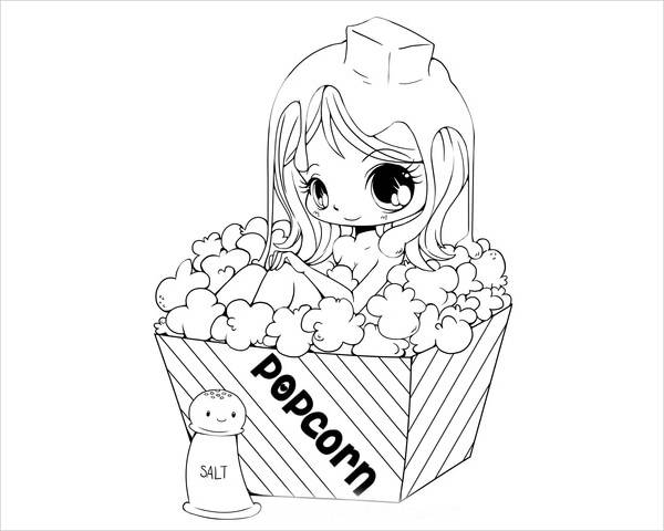 8 anime girl coloring pages  pdf jpg ai illustrator