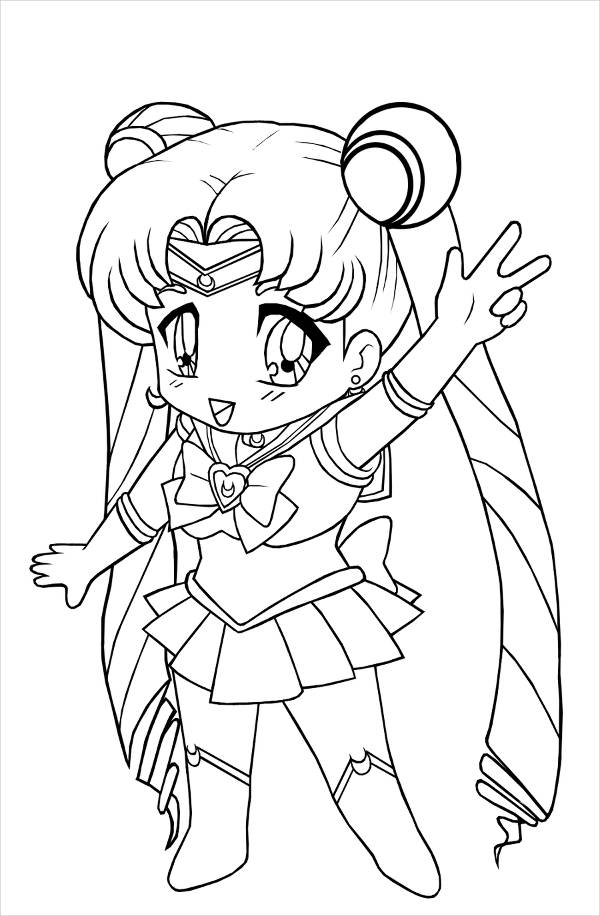 Download 8+ Anime Girl Coloring Pages - PDF, JPG, AI Illustrator ...