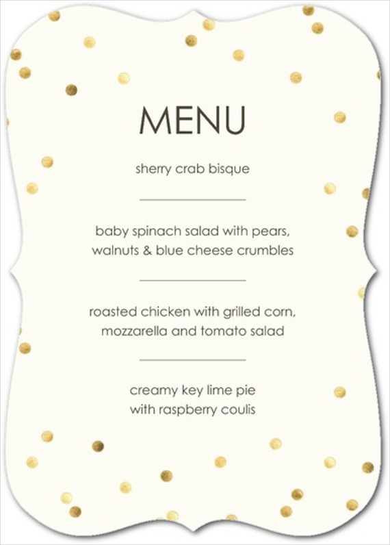 How to Make/Create a Baby Shower Menu [Templates + Examples] 2023