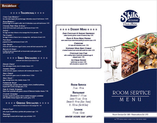 Hotel Menu - 10+ Free Templates in AI, PSD, MS Word, Pages