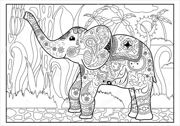 8+ Jungle Coloring Pages - PDF, PNG | Free & Premium Templates