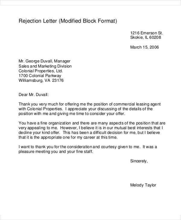 Business Offer Letter Template 12 Free Word PDF Format Download 