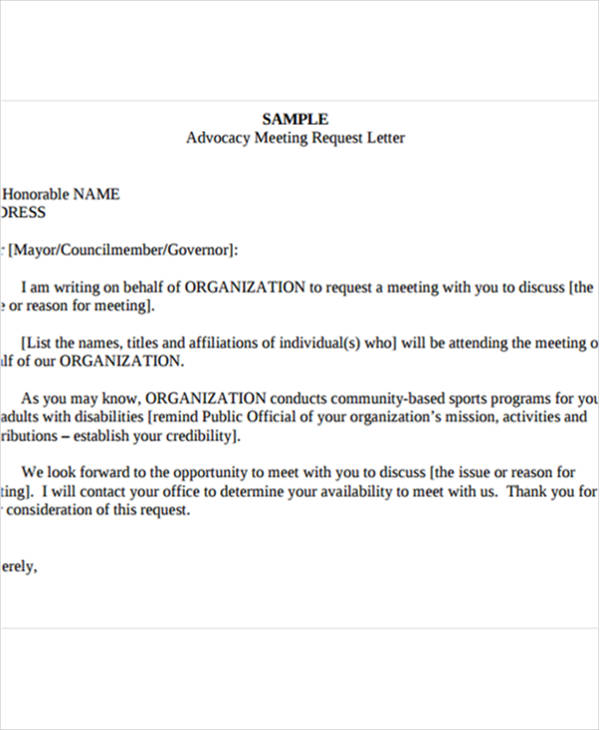 10 Meeting Appointment Letter Templates Pdf Doc Free Premium