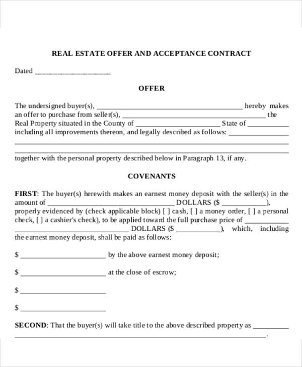 Home Offer Letter Template | The Best Professional Template