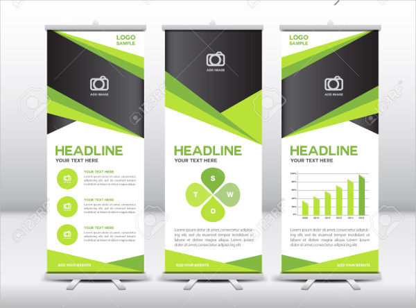 vertical banner layout template