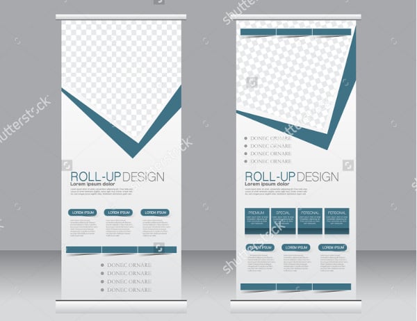 pull up banner layout template
